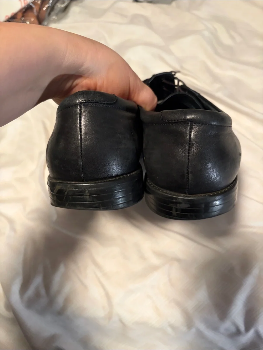 Banana Republic Black Leather Lace-Up Oxfords - 11